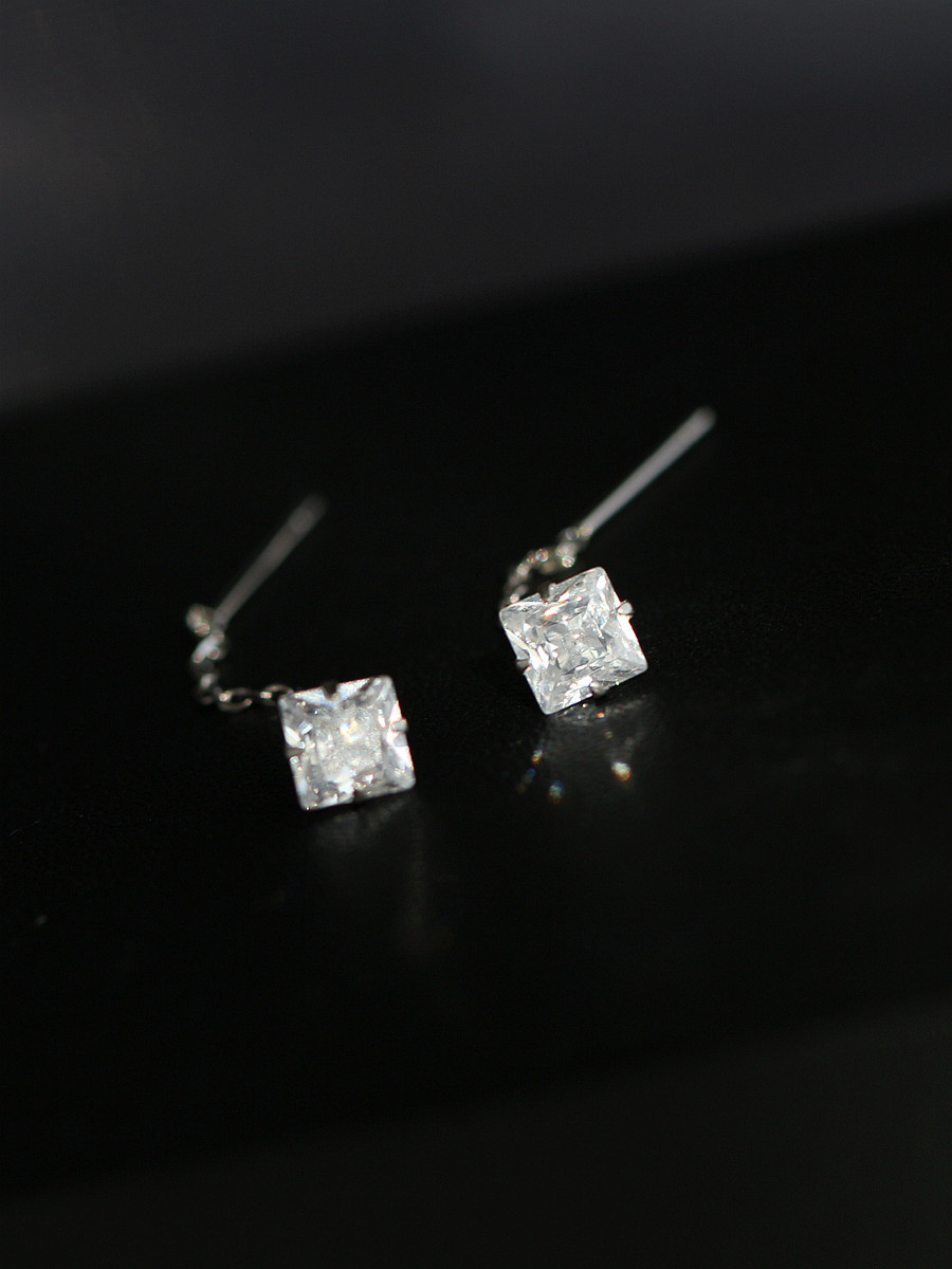 S925 plata esterlina ZIRCON pendientes nicho diseño pendientes para mujeres 2023 nuevo estilo pendientes otoño pendientes moda image 9