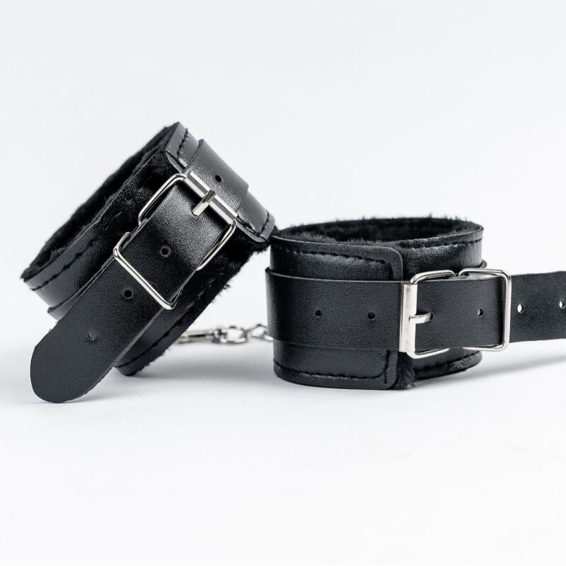 SM sex toys alternative plush sex leather handcuffs foot cuffs training toys adult sex toys tools