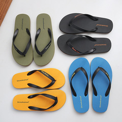夏季涼拖鞋男士人字拖韓版潮流個性耐磨厚底沙灘社會學生防滑外穿