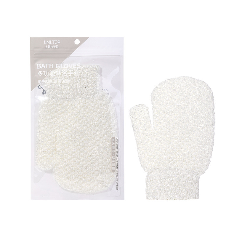 La Meela hombre y mujer guantes de baño de cinco dedos guantes de exfoliación guantes de exfoliación guantes de exfoliación toallas de baño frotar artefactos de barro