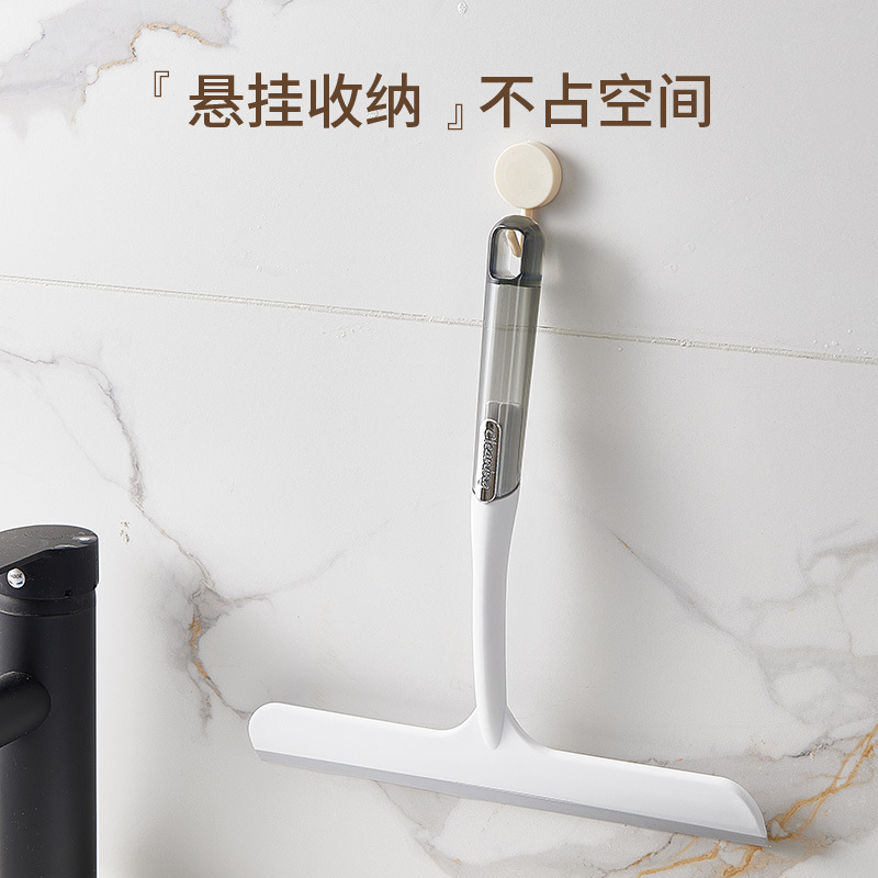 ガラスの神器を拭く家庭用トイレの床面鏡シリコンワイパー床スクレーパー清潔工具窓拭き器|undefined