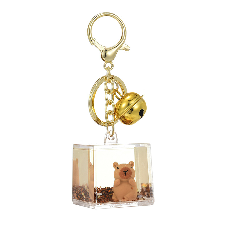 Cute Style Cute Animal Capybara Arylic Unisex Bag Pendant Keychain
