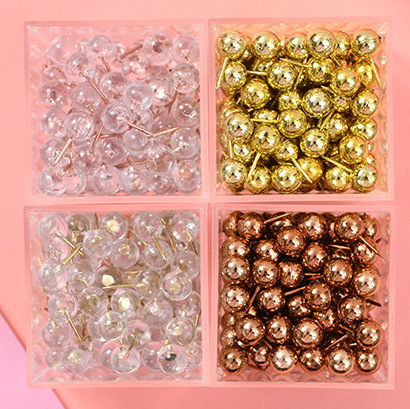 Lidemei ins estilo chapado en oro rosa chincheta larga cola clip de papel multifuncional oficina creativa combinación traje