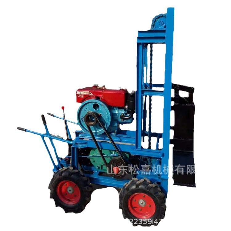 Máquina de compactación de zanja compactor de grúa diesel compactor de suelo pesado compactor de suelo tipo cadena auto-caminante