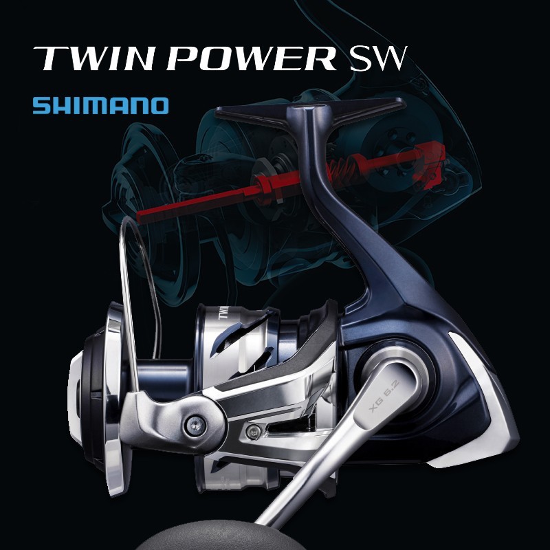 SHIMANO禧玛 21新款TWINPOWER  XD船钓海钓大物路亚铁板纺车轮诺