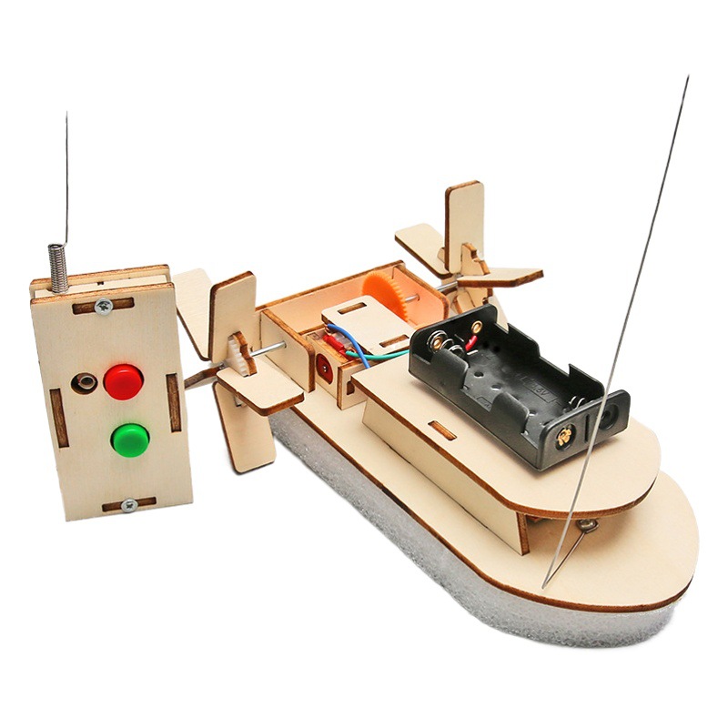 Estudiante creativo invención Tecnología pequeña producción DIY control remoto Ming nave STEAM educativo hecho a mano ciencia y educación juguetes al por mayor