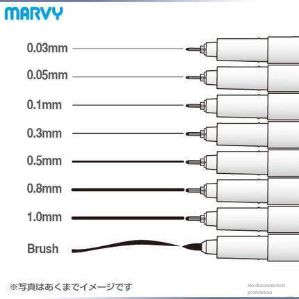 일본 우치다 메이후이 4600 바늘 펜 스케치 펜 드로잉 구라인 펜 손으로 그린 애니메이션 건담 모델 펜