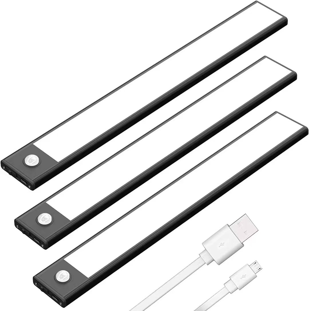 Supply of Motion-Sensor Cabinet Lights, A-Grade Battery-Powered Magnetic Lights, No Wiring Required, for Stairs, Corridors, and Wardrobes, Led Lights