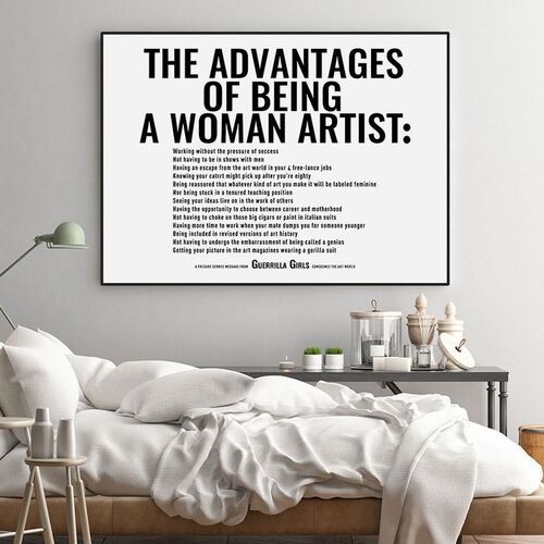 Fashion magazine style decorated painting for Instagram style bedroom headboard, painting on living room wall, floor painting for clothing store, wall decoration