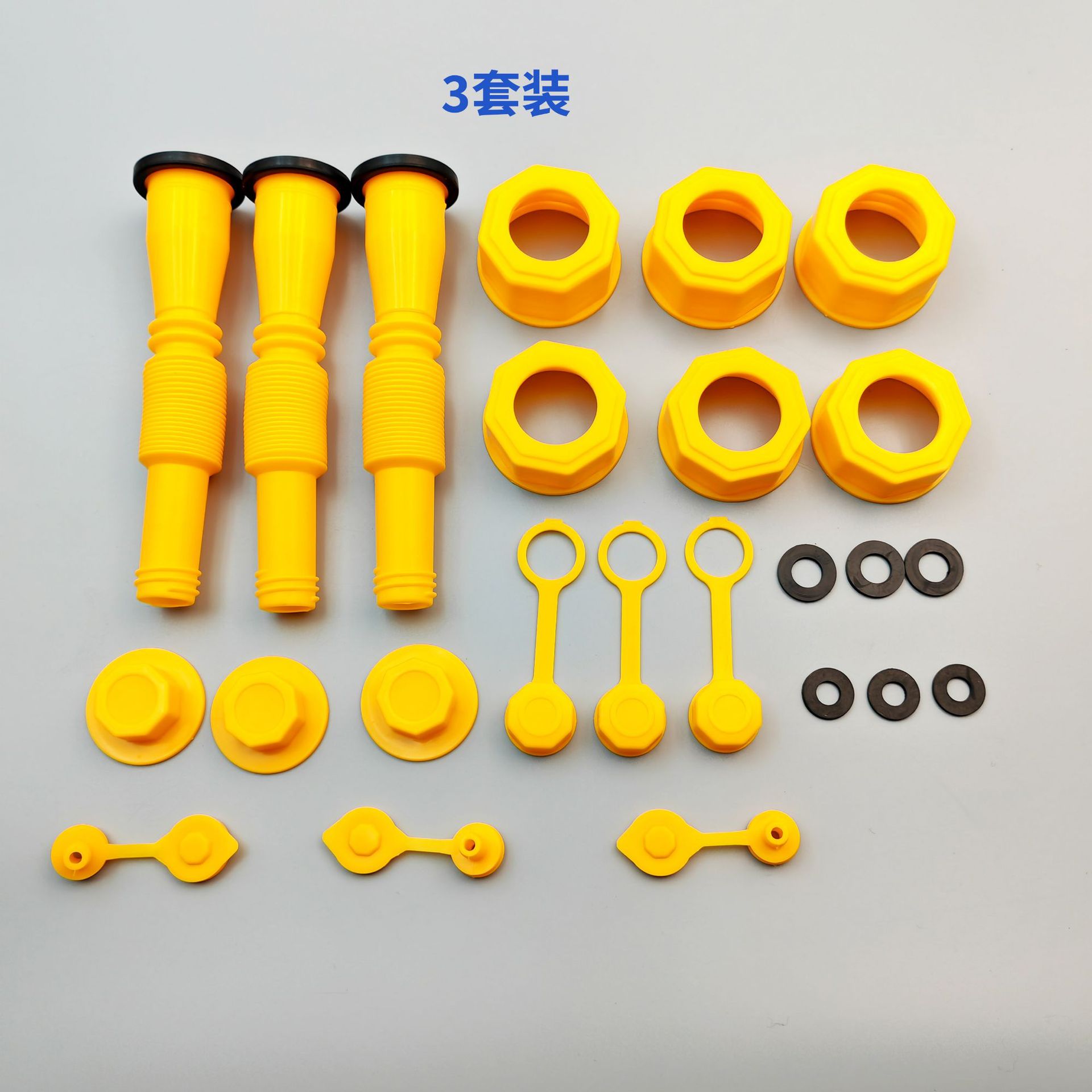 Gallon barrel filling pipe hexagon nut non-slip nut car self-service filling pipe plastic plug exhaust tail plug oil