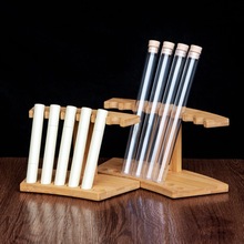 楠竹香筒展示架沉香线香托香座香管香道支架发簪实木收纳陈列架子