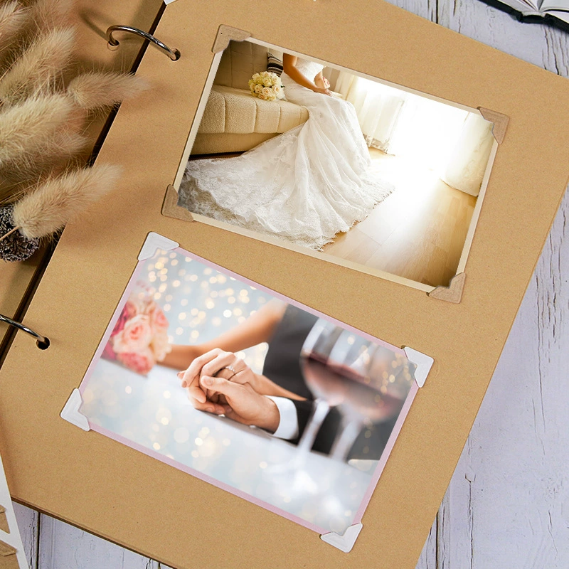 Amazon трансграничные Специальные ретро фото угловые наклейки DIY альбом ручной работы фото угловые наклейки прямо с фабрики