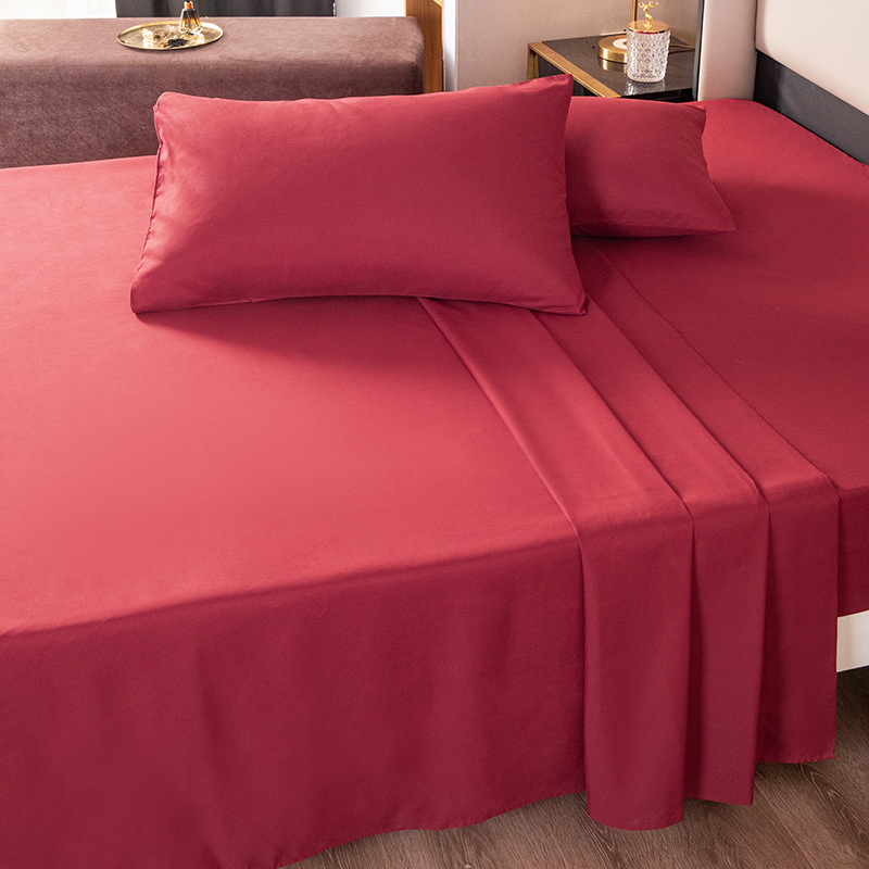 【廠家直銷】四件套 外貿 床笠*1 床單*1 枕套*2