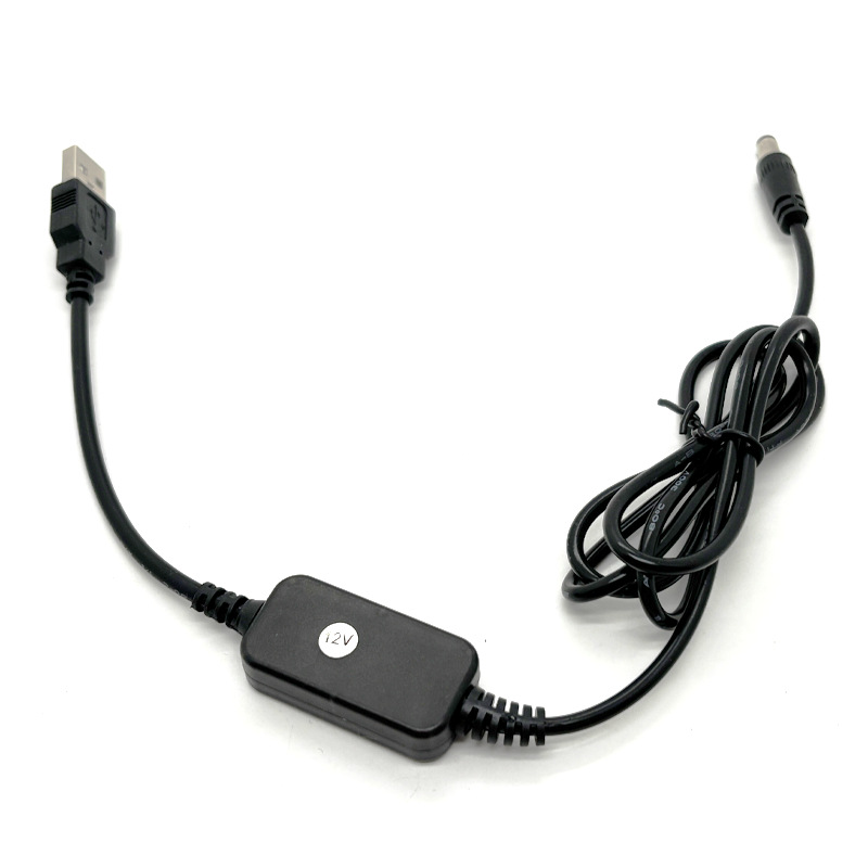 Cable de refuerzo USB 5V a 12V cable de datos 9V activación de carga rápida fuente de alimentación portátil luz gato router DC image 7