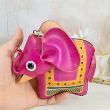 跨境零钱包新款日系大象创意卡通手拎包小巧方便携带硬币抖音同款