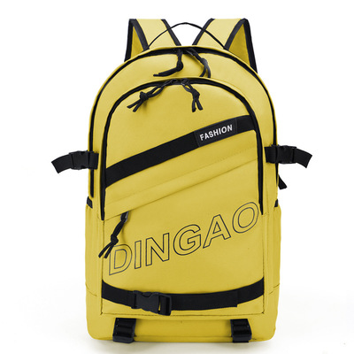 Cross border brand Printed LOGO Harajuku Backpack leisure time travel student schoolbag fashion Trend knapsack Korean Edition