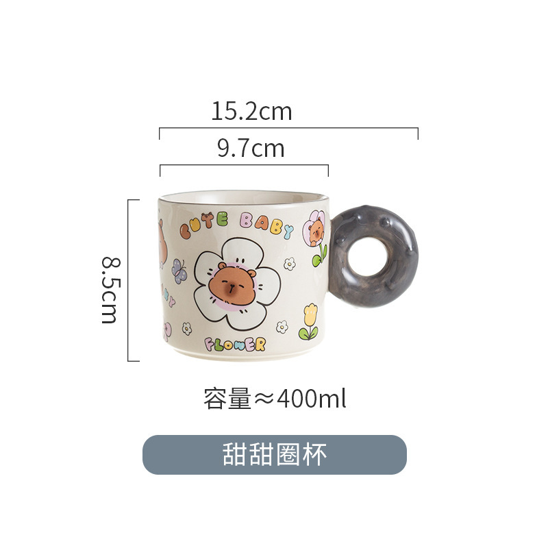 家庭用セラミックアンダーグレーズカラー漫画食器と食器セットかわいいボウルライスボウルサラダボウルクリエイティブスープボウルフィッシュプレート|undefined