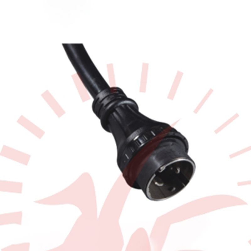 XLS150P/R系列加粗铜芯美标插头 四芯带锁家用电器插头