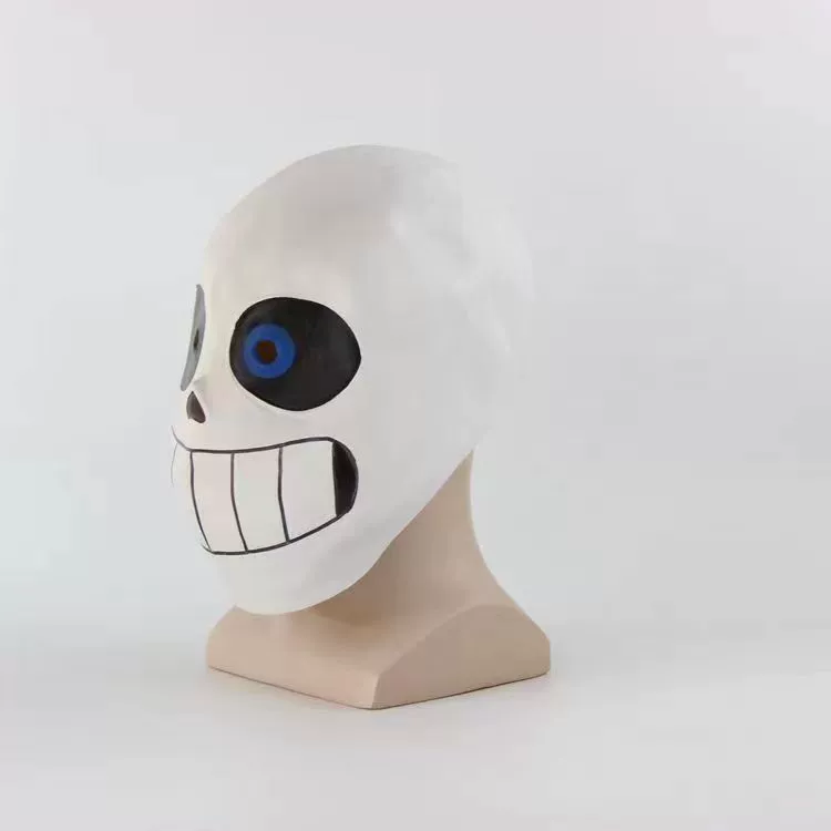 Под маской легенды, маска для косплея, персонажи Undertale, Хэллоуин, голова Папируса Санса, Саис