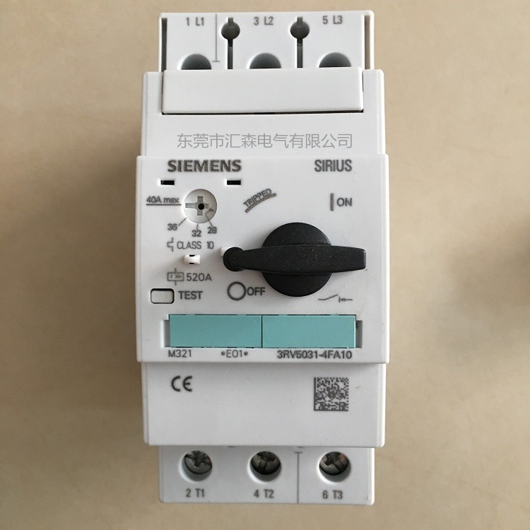 西门子 电动机保护断路器 3RV5031-4FA10