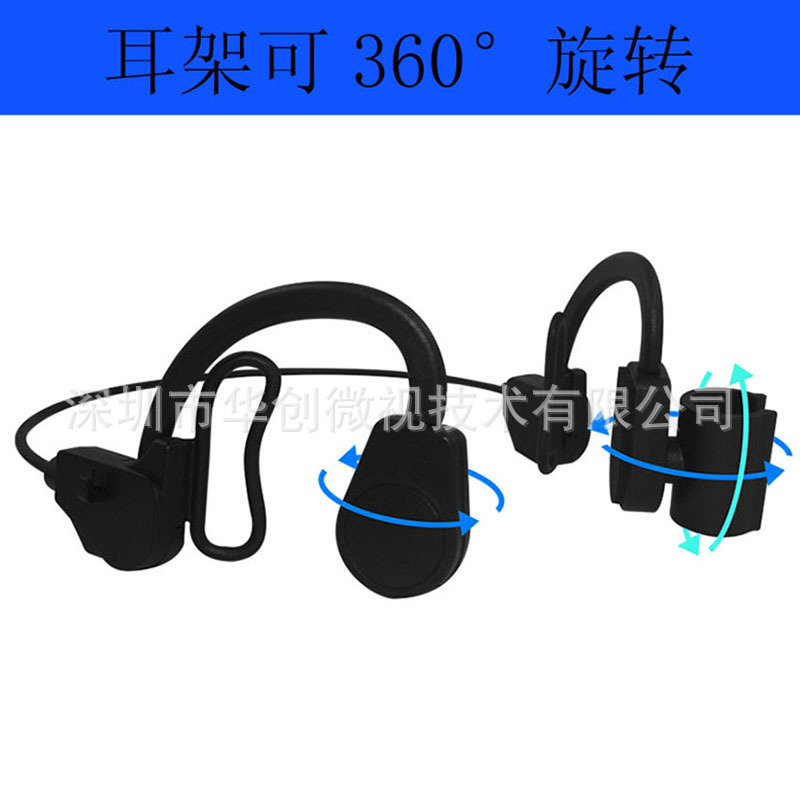 Montado en la cabeza del desgaste inteligente instrumento de aplicación de la Ley dispositivo Android Cámara USB grabadora de vídeo audio OTG