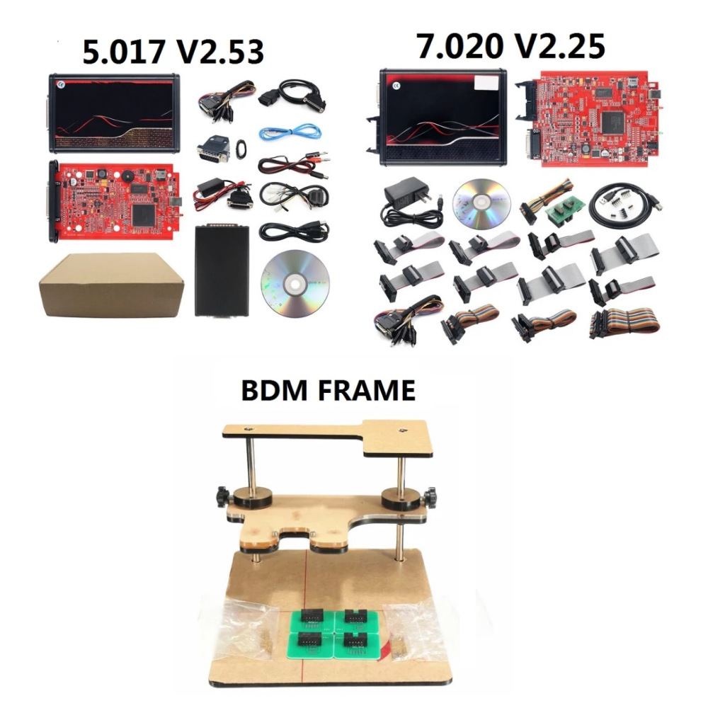 V7.020 V2.25 Red+V5.017 V2.53 V2 +BDM FRAME