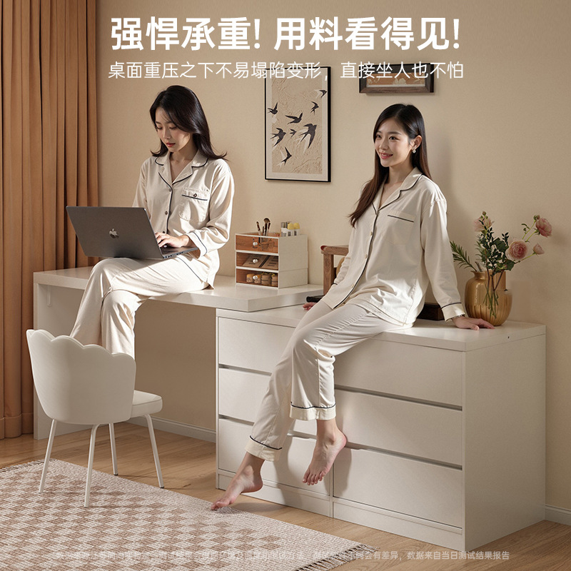 Comedor de tocador armario en una simple mesa de maquillaje moderna trasera de la cama escritorio escritorio de computadora dormitorio mesa de maquillaje de chicas