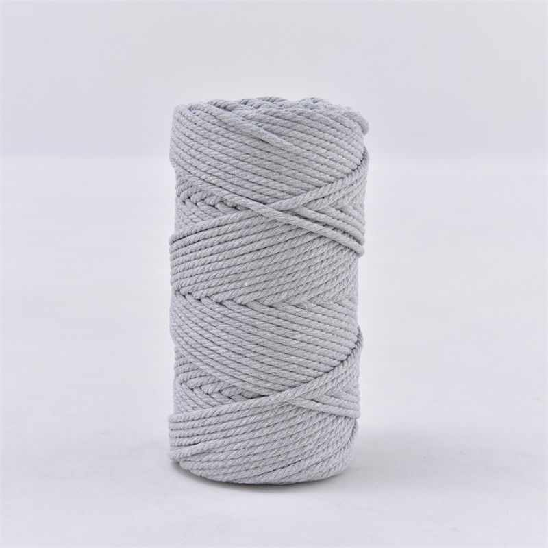 3mm cuerda de algodón colorido diy hecho a mano 4mm cuerda de tapiz cuerda tejida 5mm regalo cuerda de algodón decorativa cuerda de sombrero al por mayor