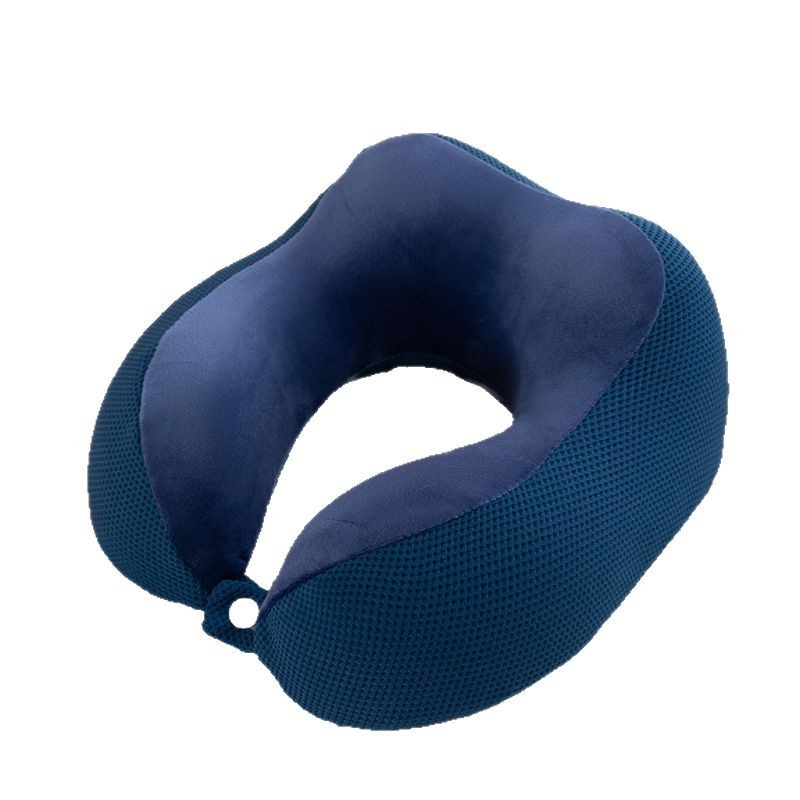 Manufacturer U-Shaped Memory Foam Slow Rebound Nap Support Travel Neck U Pillow With Logo Printed Waffle Camel Hump_voghion.com