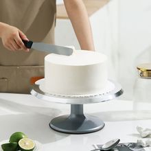 蛋糕转盘裱花台烘焙工具套装铝合金托台旋转抹面家用商用裱花转台