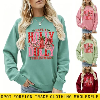 亚马逊ebay独立站休闲时尚女士have a holly dolly帽子鞋子卫衣衫