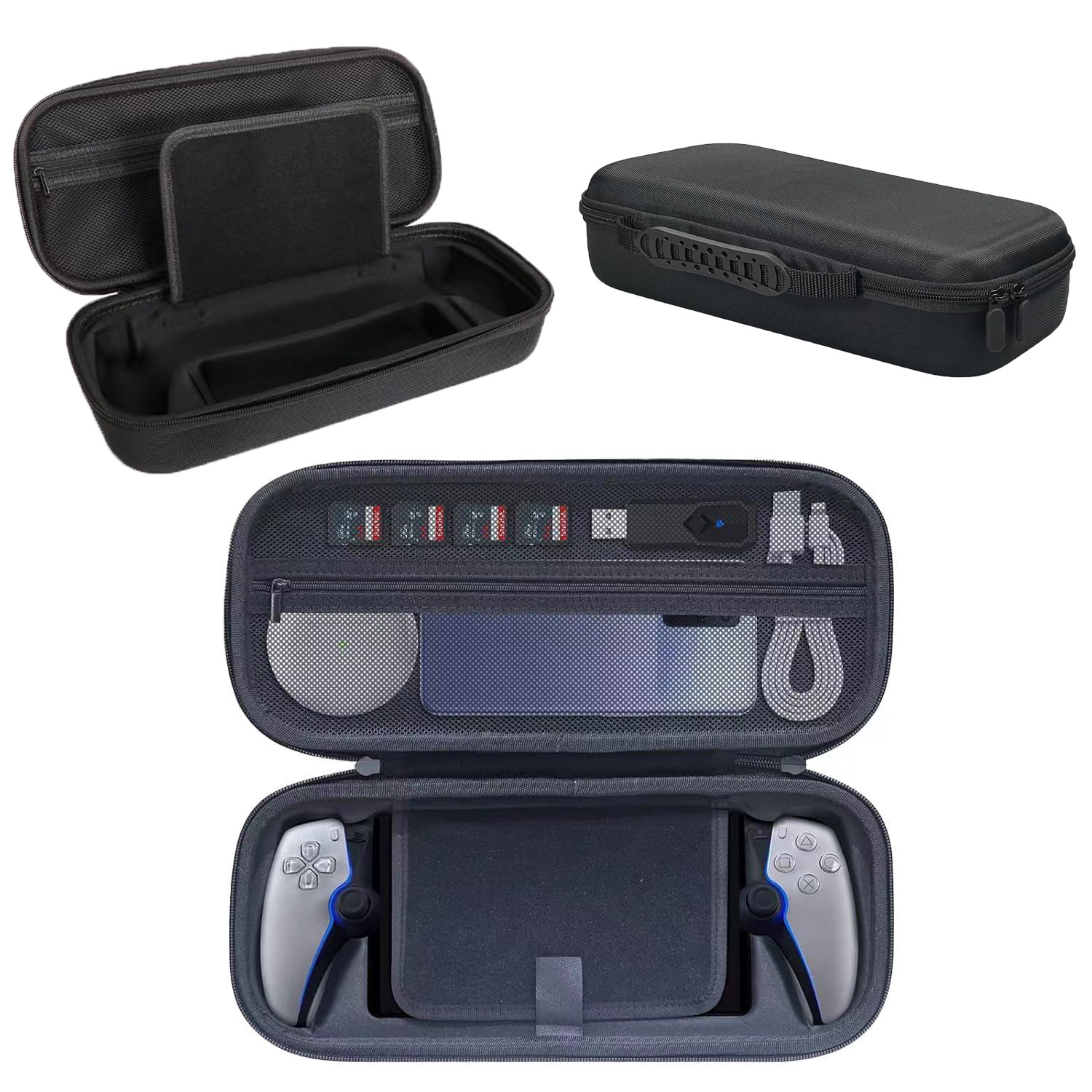 Paquete de almacenamiento PIayStation Portal PS5 nueva bolsa de almacenamiento EVA portátil impermeable y resistente a caídas 1
