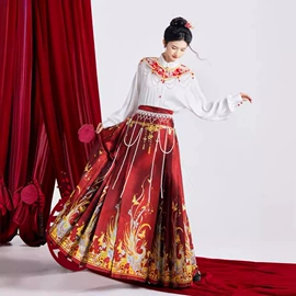 汉服套装;马面裙;童汉服