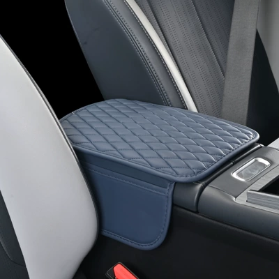 Armrest box pad | Bag, Car Armrest Box - diamond-style-blue