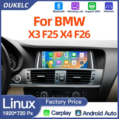8.8inch Suitable for Bmw X3 F25 X4 F26 Car Central Control Large Screen Navigation Carplay Player