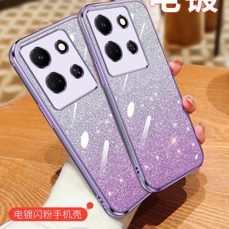 For Infinix Hot40/Smart9HD glitter plating case Spark 20 Pro/P55 phone case