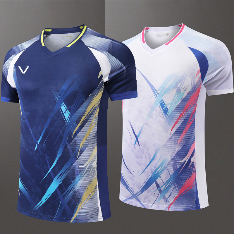 New Badminton Uniforms for Men and Women, Quick-Drying Tops, Kidsren's Tennis Training Uniforms, Group Uniforms, Wholesale Summer 2213