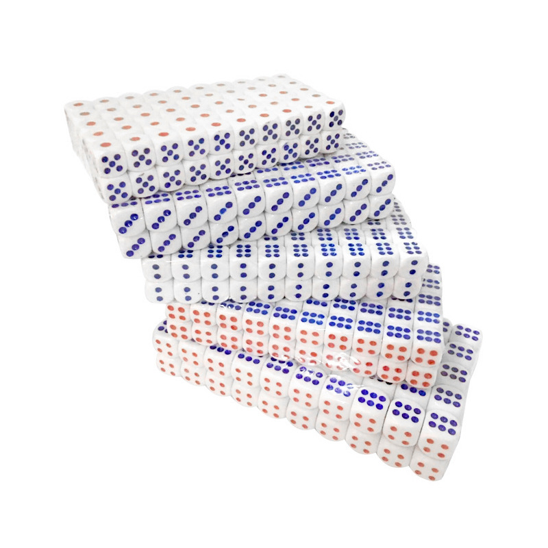 acrylic dice rounded