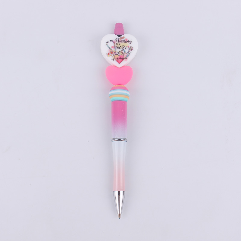 1 Piece Heart Shape Learning Plastic Cute Ballpoint Pen display picture 4