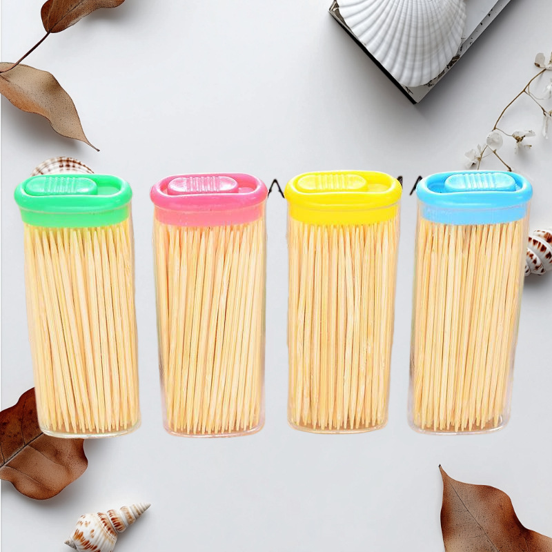 Palillo de dientes de bambú en forma de encendedor para viajar con palillos de bambú portátiles al por mayor image 4