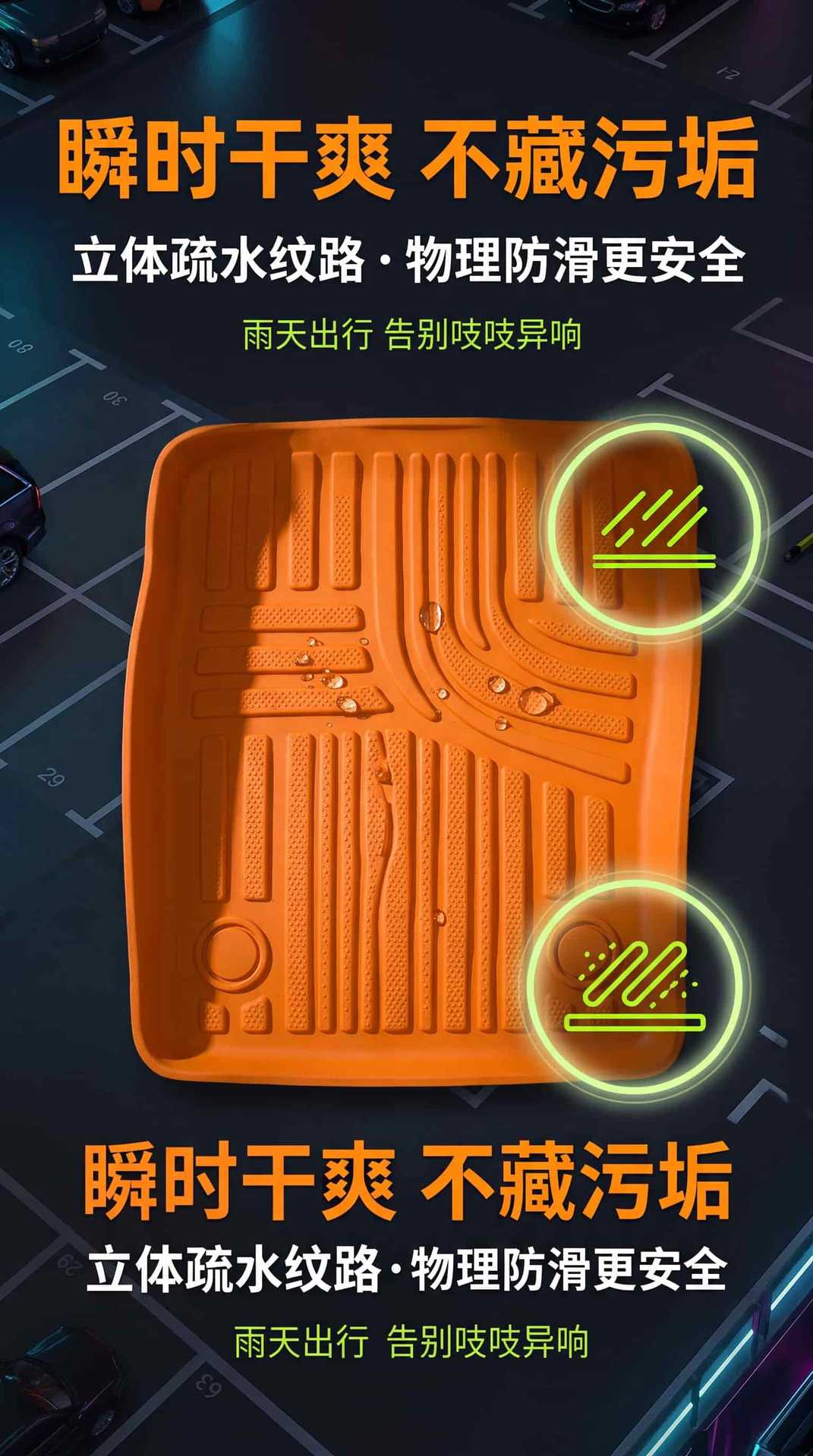 26 types of TPE floor mats for Tank 300L, waterproof, dustproof, eco-friendly material, car interior accessories, TPE floor mats