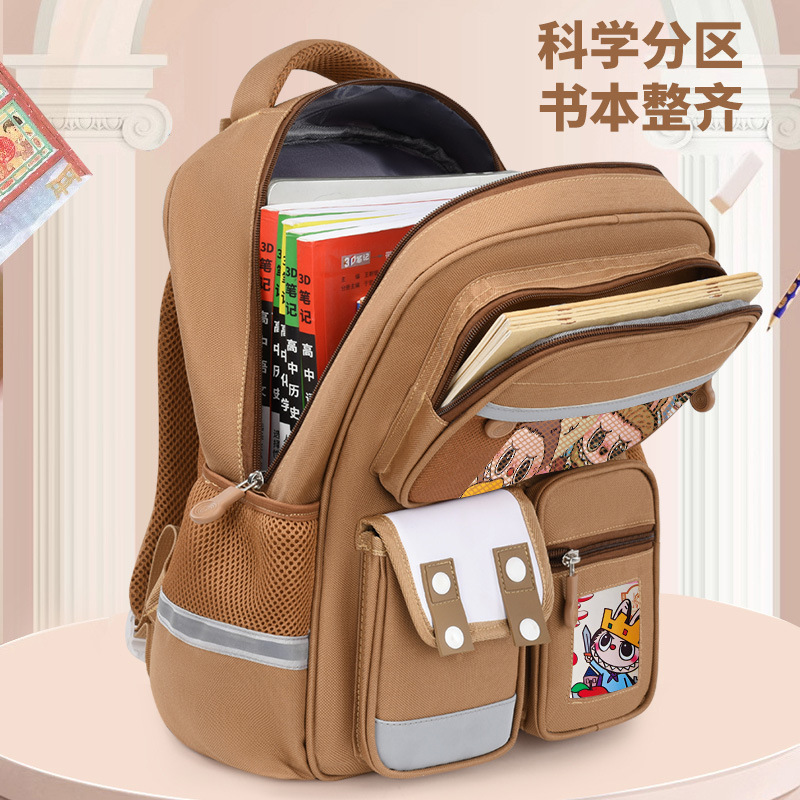 Mochila escolar de comercio exterior transfronterizo para estudiantes de primaria para hombres y mujeres para reducir la carga 1236 grados de gran capacidad mochila infantil encantadora