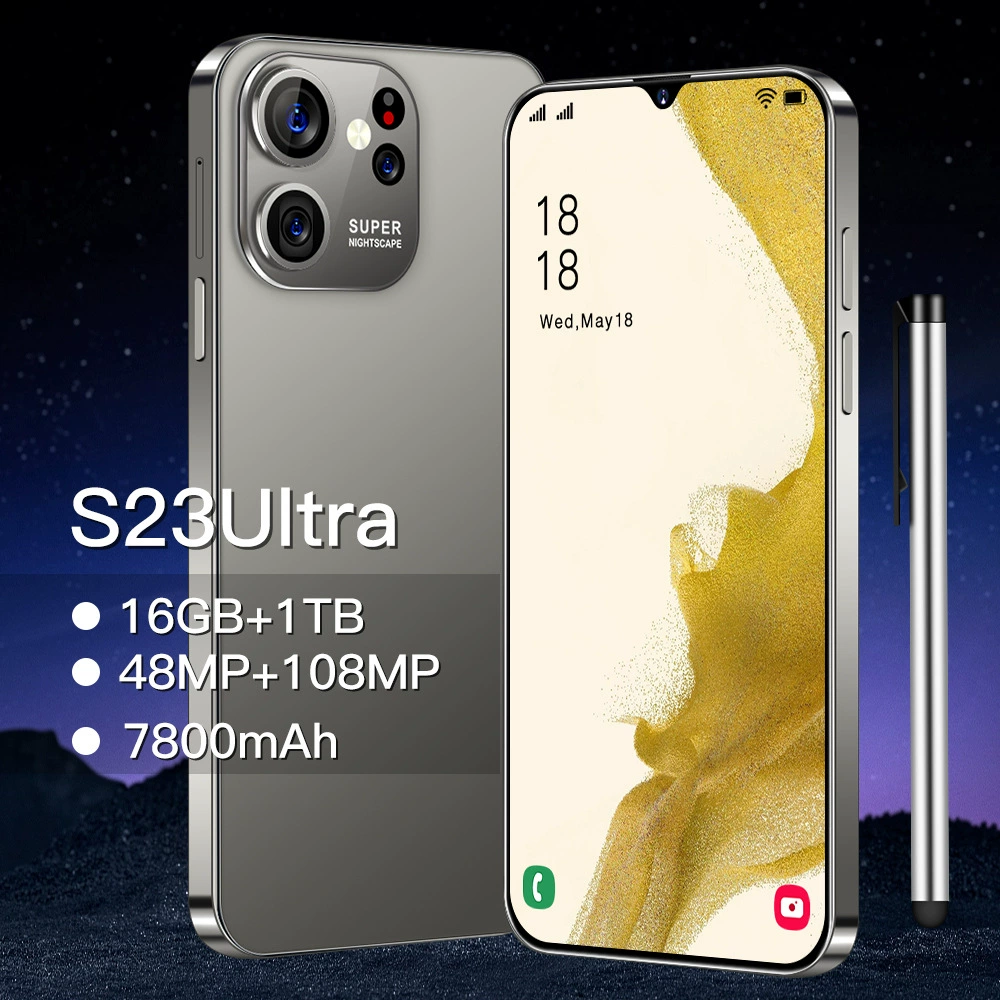 Умные часы, мобильный телефон, вырез в экране, S23, Android, 8 дюймов, широкий экран