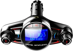 BT08 Avtomobil MP3 Bluetooth Pleyer, Çoxfunksiyalı Şarj Cihazı, FM Transmitter