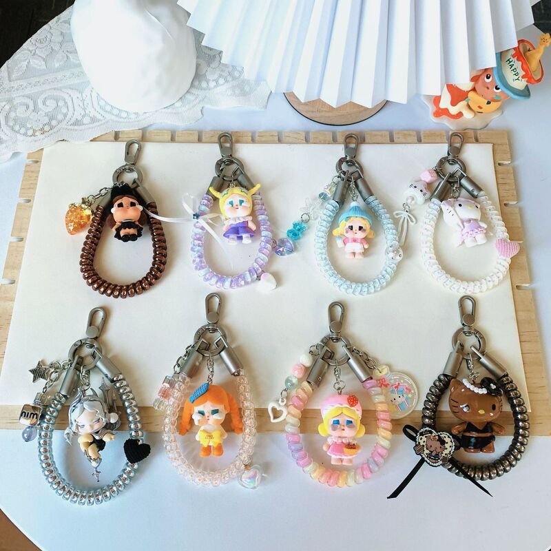 Z Long Fashion Cute Phone Cord Hair Tie Phone Chain Can Be Used as a Cute Pendant Keychain Resin Acrylic Bag Accessory Z Long Fashion Cute Phone Cord Hair Tie Phone Chain Can Be Used as a Cute Pendant Keychain Resin Acrylic Bag Accessory