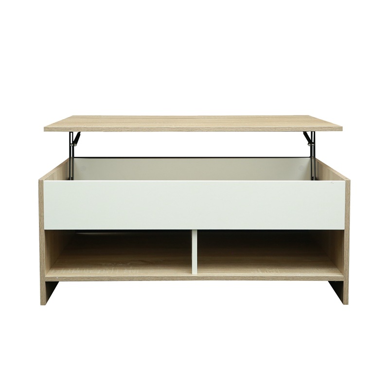 Nuevo moderno simple mesa de café mesa de comedor pequeña mesa de comedor multiusos con espacio de almacenamiento oculto sala de estar mesa de café