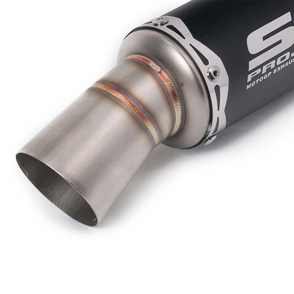 Motorcycle modified elbow exhaust pipe stainless steel carbon fiber tail exhaust SC universal CBR/NINJA/ZX6R