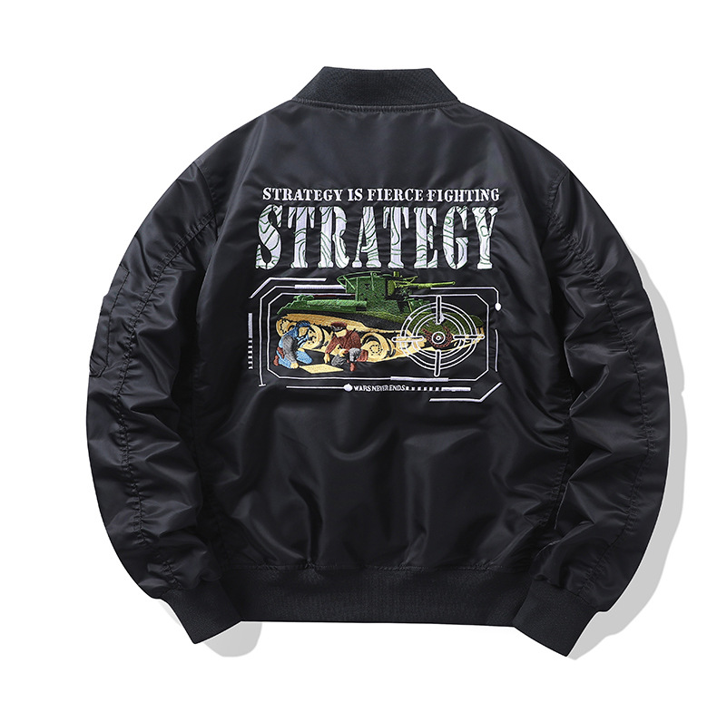 Men's Jacket Pilot Style Workwear Trendy Brand For Men_voghion.com