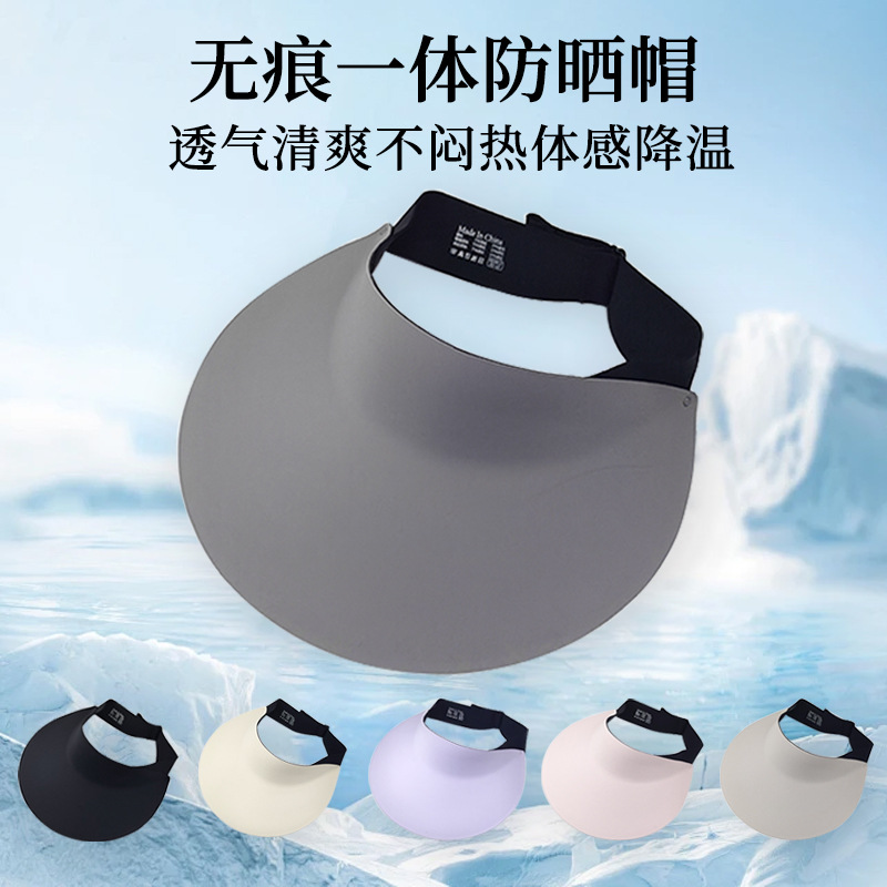 Nicht einteilender Sonnenschutz hut Frauen Anti-Ultraviolett Sommer Sonnenschutz Sonnenhut Leerer Hut Große Krempe Outdoor-Sport All-Match