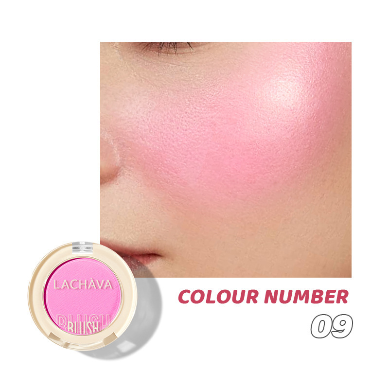 Crema de rubor monocromo LACHAVA transfronteriza 12 colores mate nude maquillaje de alto brillo colorete perlado crema de rubor al por mayor